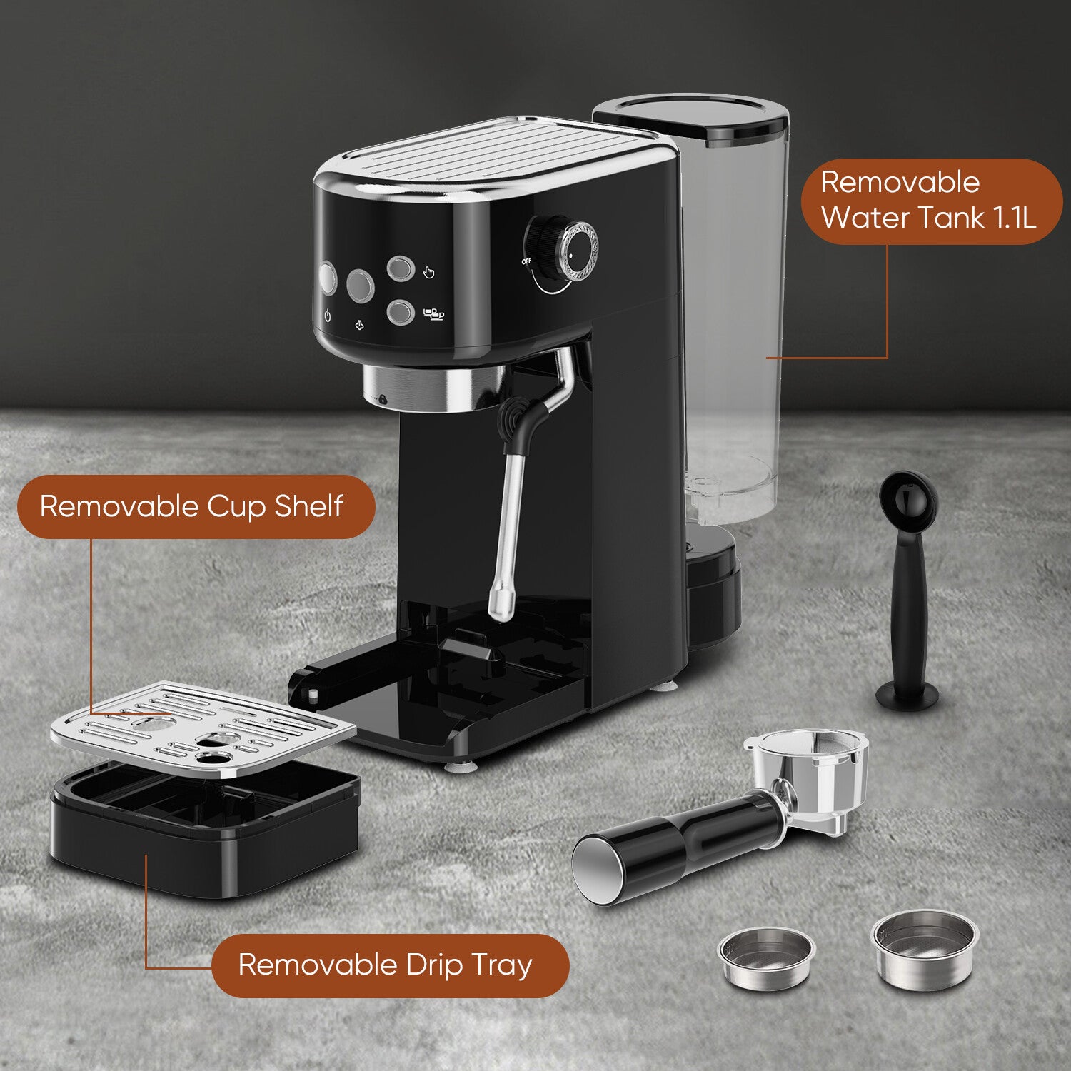 20 Bar Espresso Machine Coffee Machine Cappuccino Machine Expresso Coffee Maker