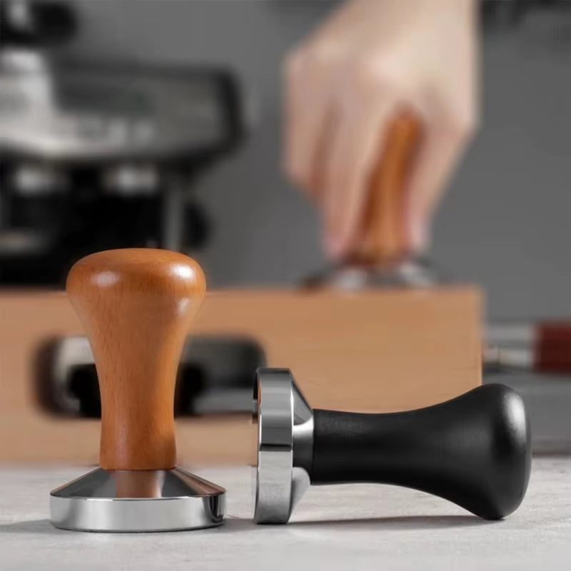 Coffee Barista Espresso Flat Tamper Base, Press Mat, Dosing Ring, Coffee Basket, Portafilter Holder, 58Mm, 53Mm, 51Mm